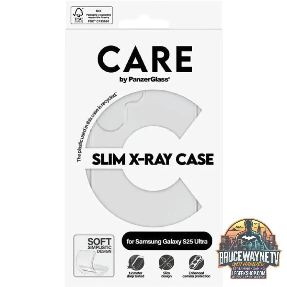 PanzerGlass Slim X-Ray Case, Handyhülle transparent, Samsung Galaxy S25 Ultra - PanzerGlass