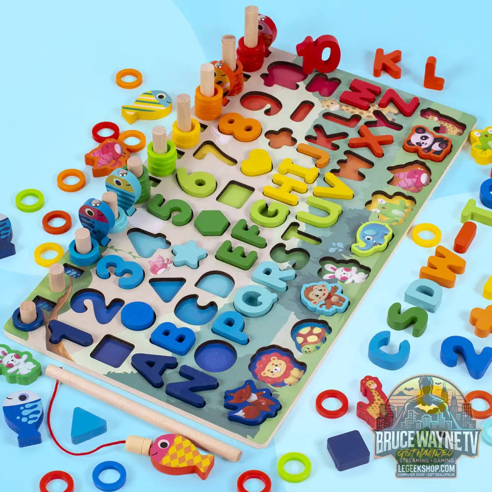Puzzle 3D Alphabet Chiffres Bébé Éducatif Géométrique Coloré - Forest animals / Q1pc - Jouets Bébé