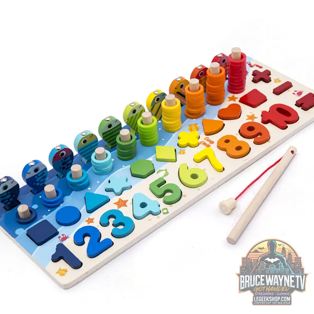 Puzzle 3D Alphabet Chiffres Bébé Éducatif Géométrique Coloré - Jouets Bébé