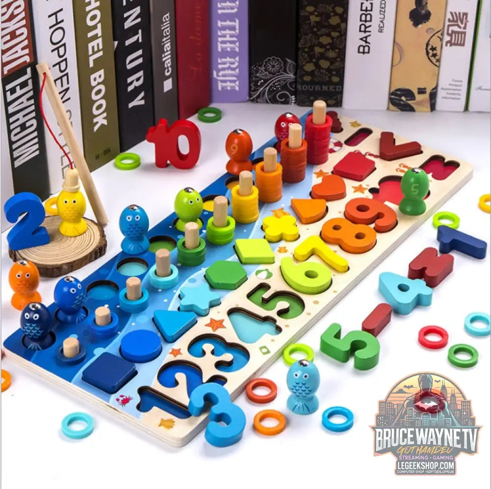 Puzzle 3D Alphabet Chiffres Bébé Éducatif Géométrique Coloré - Round / Q1pc - Jouets Bébé