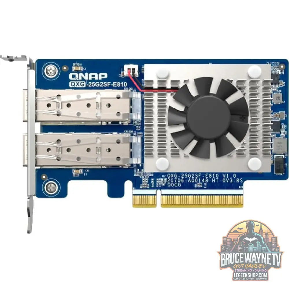 QNAP, adaptateur réseau, 2x SFP28, PCIe 4.0 x8 - QNAP