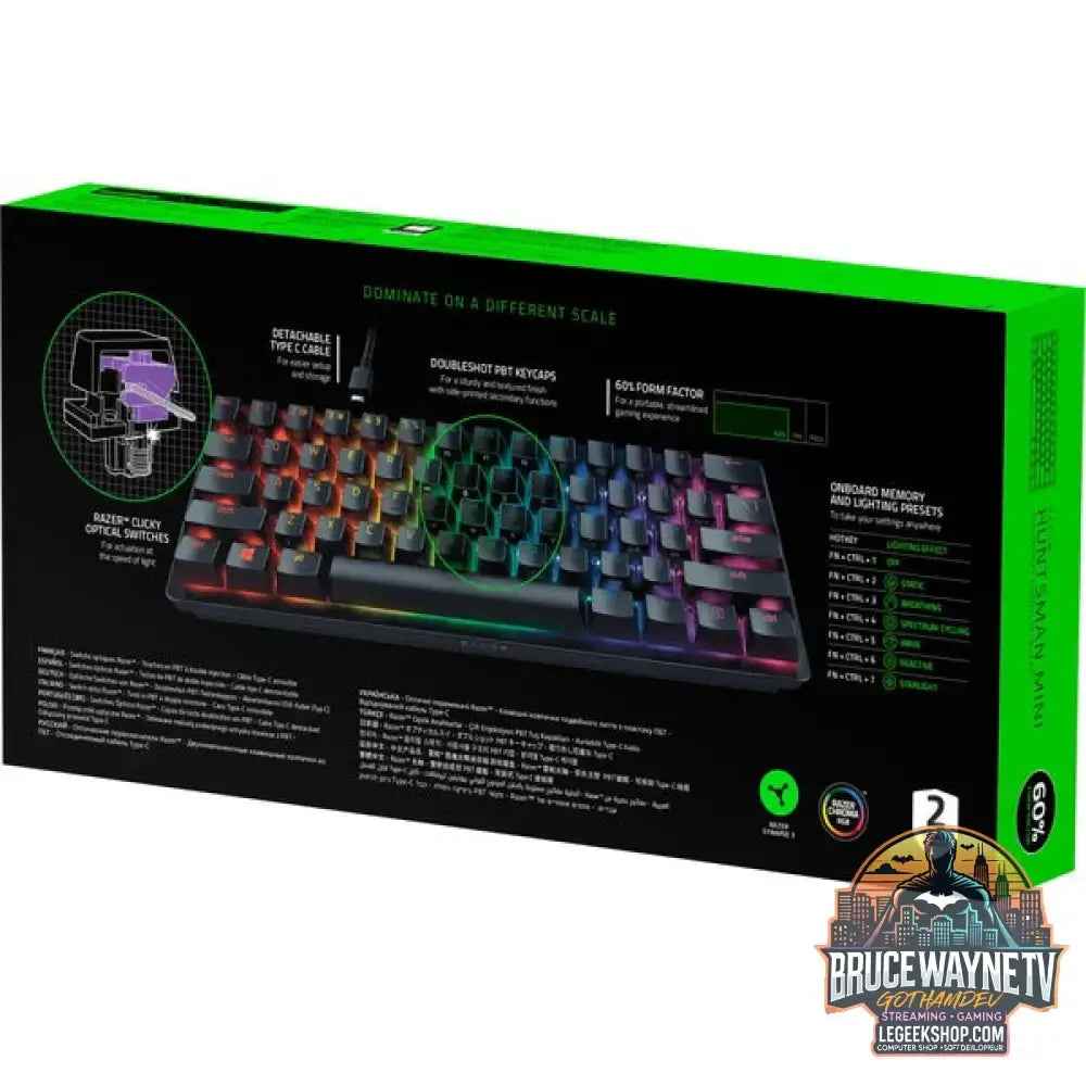 Huntsman Mini - Razer - vue 6