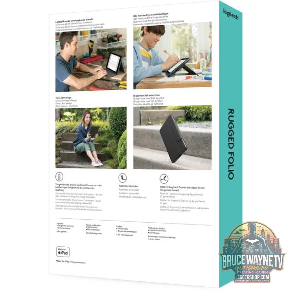 RUGGED FOLIO - Logitech - vue 10