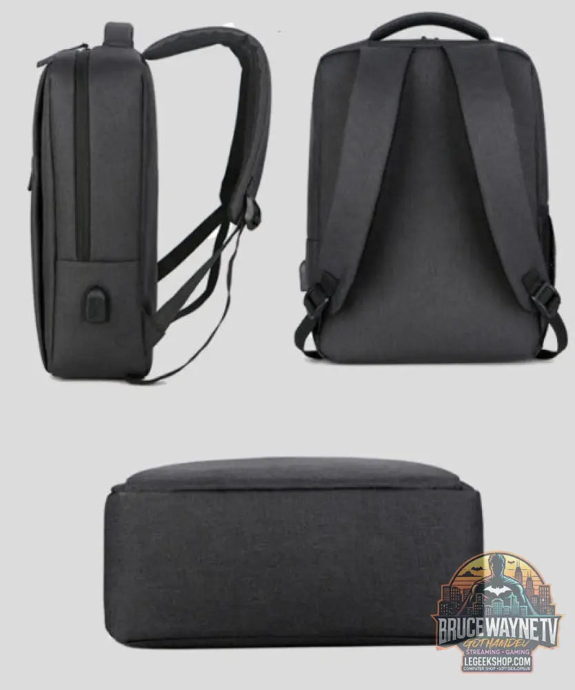 Sac Dos Ordinateur Portable Imperméable Antichoc USB - Sac Ordinateur