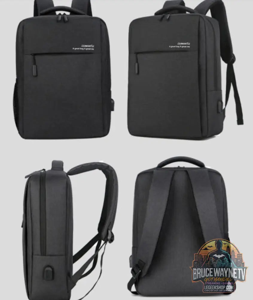 Sac Dos Ordinateur Portable Imperméable Antichoc USB - Sac Ordinateur