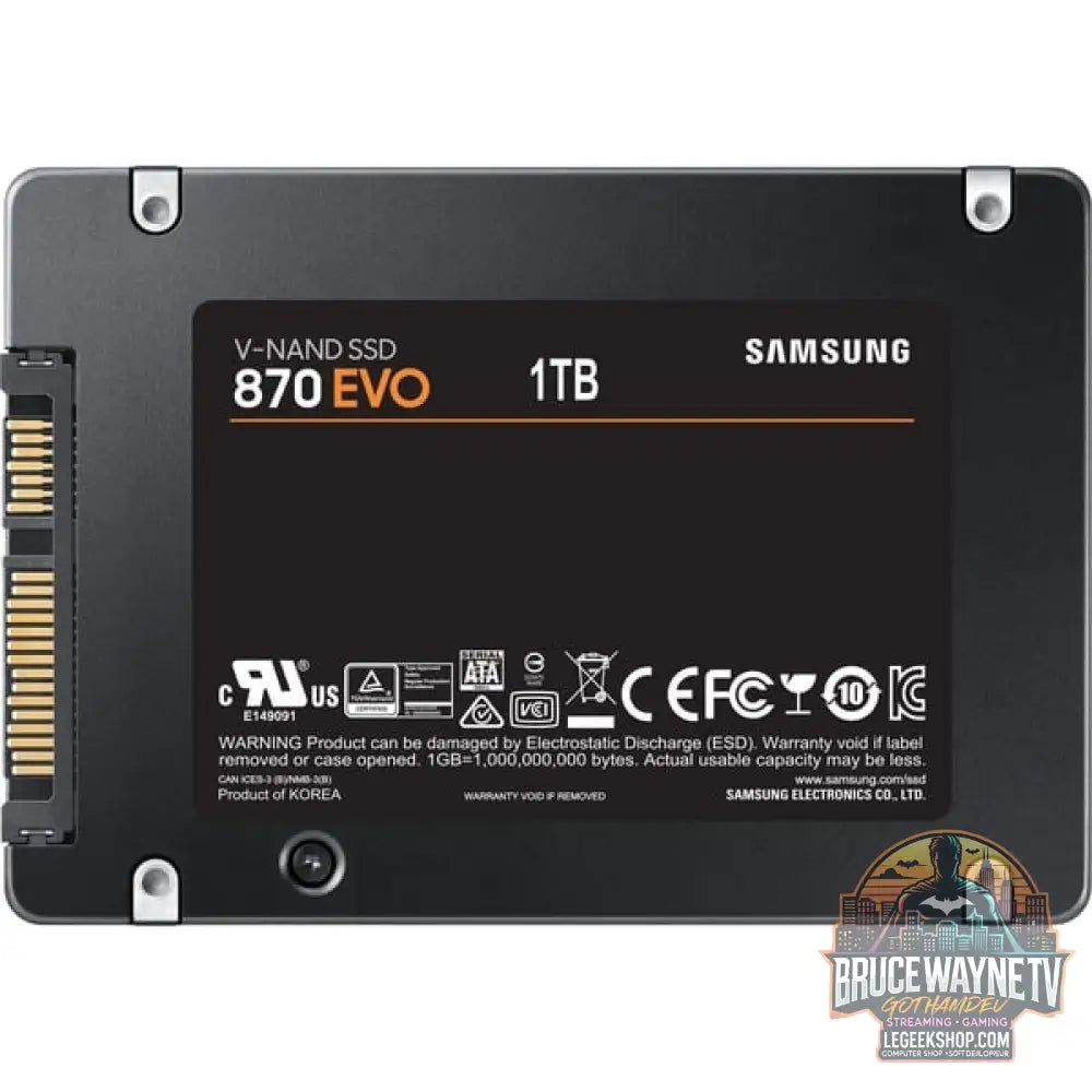 Samsung 870 EVO 1 TB, SSD SATA 6 Gb/s, 2,5", intern - Samsung - vue 5