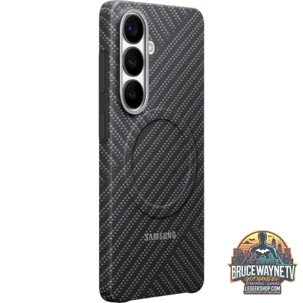 Samsung Carbon Magnet Case, Handyhülle dunkelgrau, Samsung Galaxy S26 - Samsung