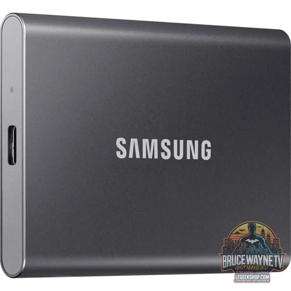 Samsung Portable SSD T7 2TB, Externe SSD gris, USB-C 3.2 Gen 2 (10 Gbit/s), extern - Samsung - vue 2