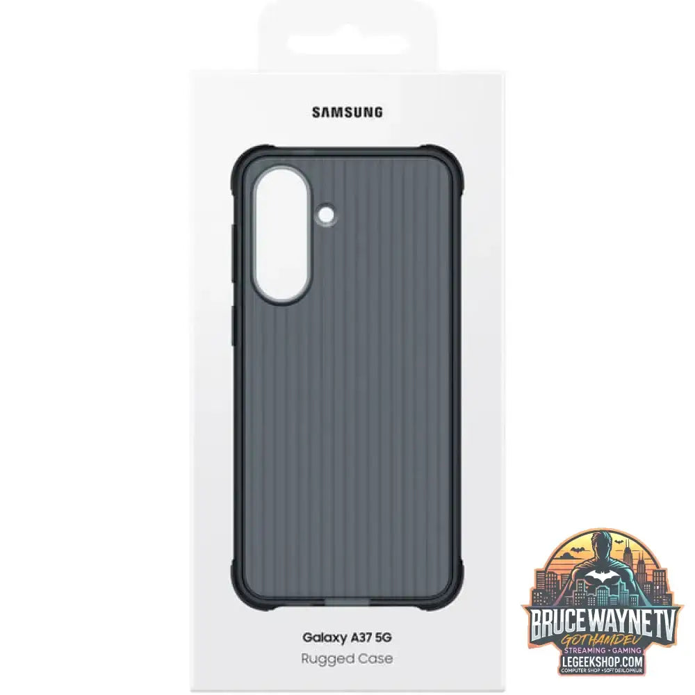 Samsung Rugged Case, Handyhülle schwarz, Samsung Galaxy A37 5G - Samsung - vue 3