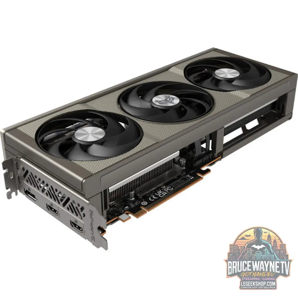 SAPPHIRE Radeon RX 9060 XT NITRO+ 16GB, carte graphique gris - SAPPHIRE - vue 2