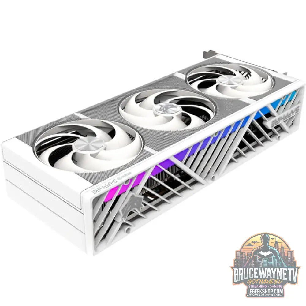 SAPPHIRE Radeon RX 9070 XT Nitro+ Phantom Link Polar OC, carte graphique blanc, RDNA4, GDDR6, 2x DisplayPort, 2x HDMI 2.1 - SAPPHIRE - vue 4