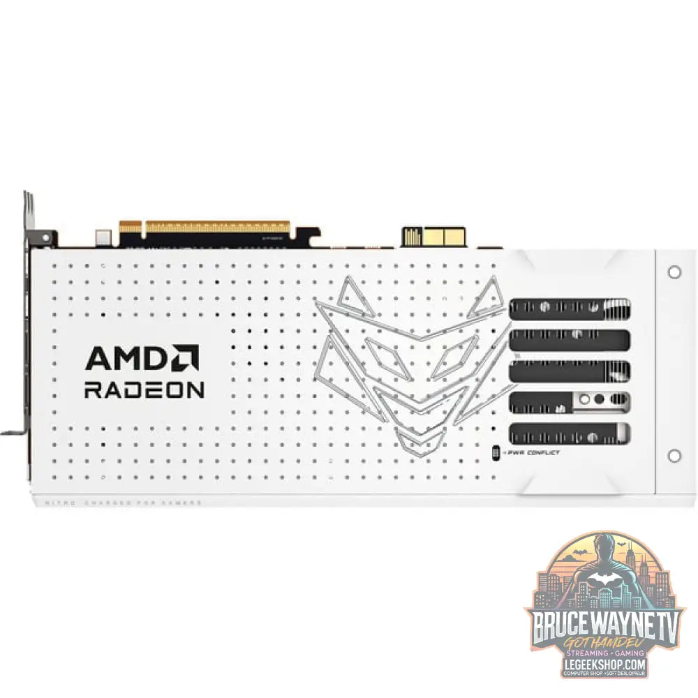 SAPPHIRE Radeon RX 9070 XT Nitro+ Phantom Link Polar OC, carte graphique blanc, RDNA4, GDDR6, 2x DisplayPort, 2x HDMI 2.1 - SAPPHIRE - vue 6