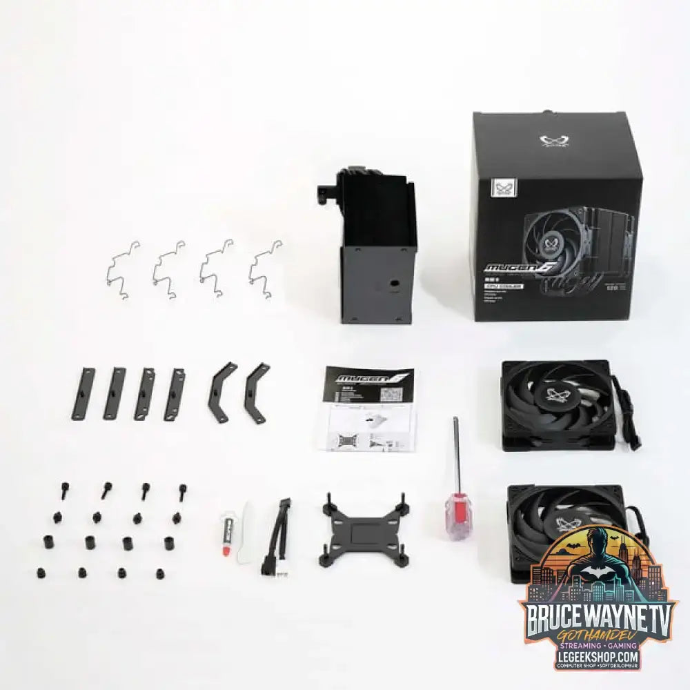 Scythe Mugen 6 Dual Fan Black Edition, CPU-Kühler schwarz, 120 mm - Scythe - vue 7