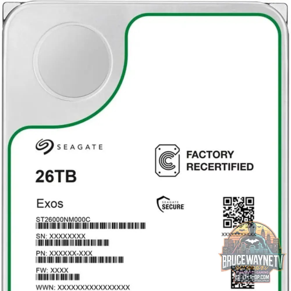 Seagate Exos 26 TB, Festplatte SATA 6 Gb/s, 3,5" - Seagate - vue 2