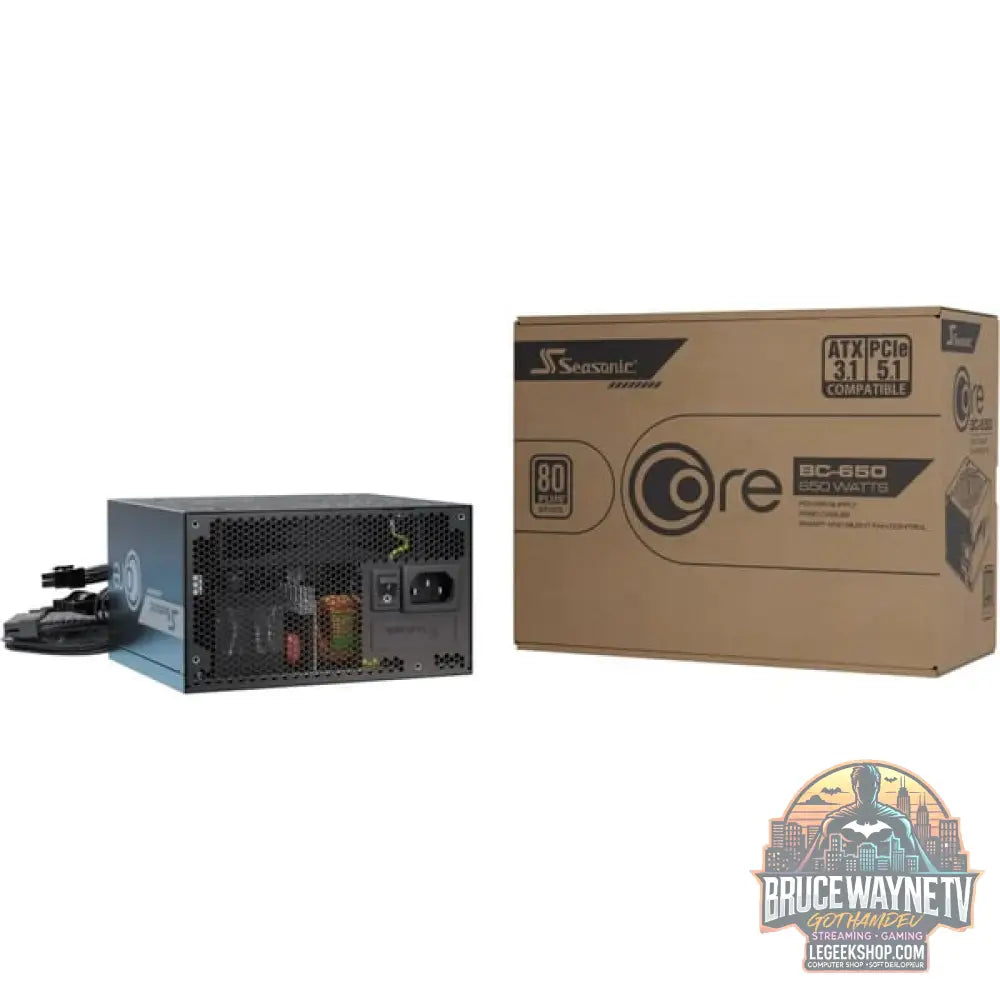 Seasonic CORE BC-650 ATX3.1, alimentation PC - Seasonic - vue 5