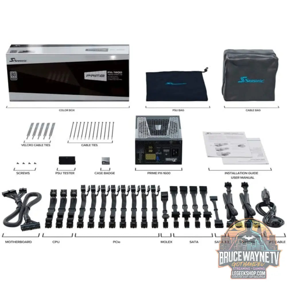 Seasonic PRIME PX-1600, alimentation PC - Seasonic - vue 7