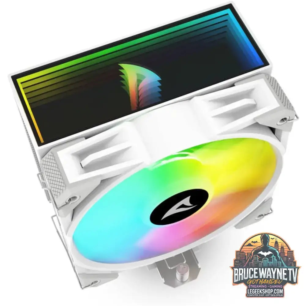Sharkoon A40 RGB, CPU-Kühler weiß, 120 mm - Sharkoon - vue 6