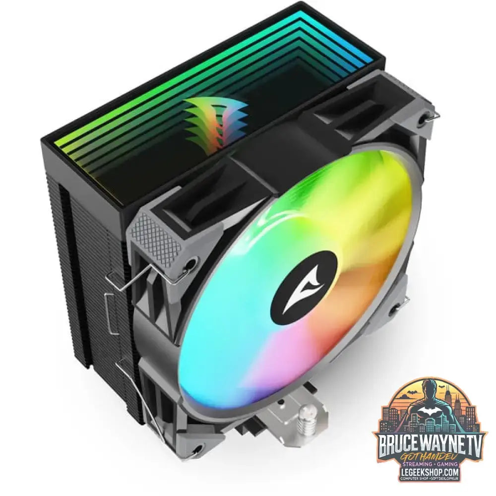 Sharkoon A50 RGB, CPU-Kühler schwarz, 120 mm - Sharkoon - vue 5