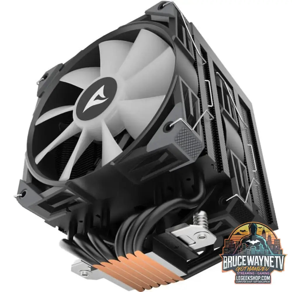 Sharkoon A60 RGB, CPU-Kühler schwarz, 120 mm - Sharkoon - vue 13