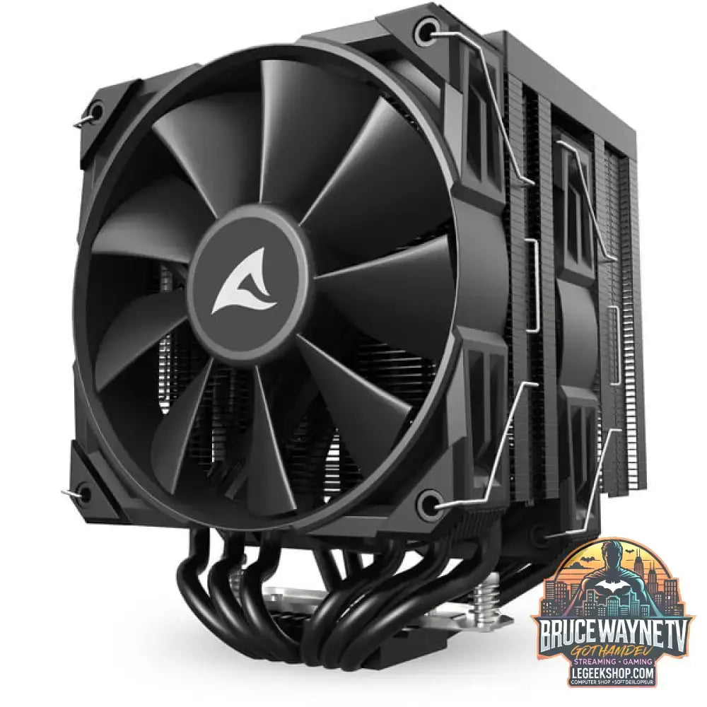 Sharkoon A60, CPU-Kühler schwarz, 120 mm - Sharkoon - vue 3