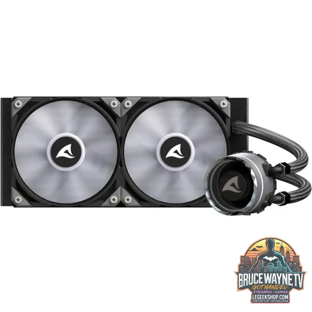 Sharkoon S80 RGB AIO 240mm, Wasserkühlung schwarz - Sharkoon - vue 8
