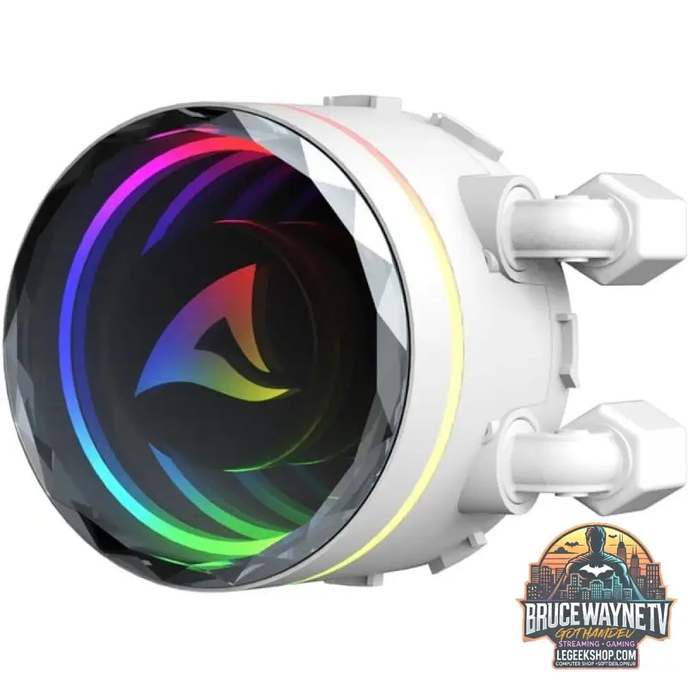 Sharkoon S80 RGB White AIO 240mm, Wasserkühlung weiß - Sharkoon - vue 12