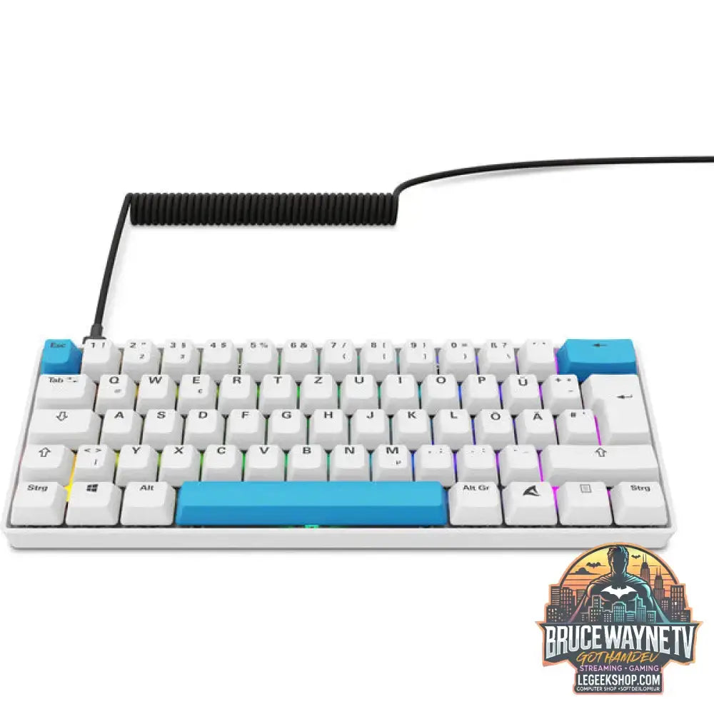 SKILLER SGK50 S4 Gen2 PBT - Sharkoon - vue 3