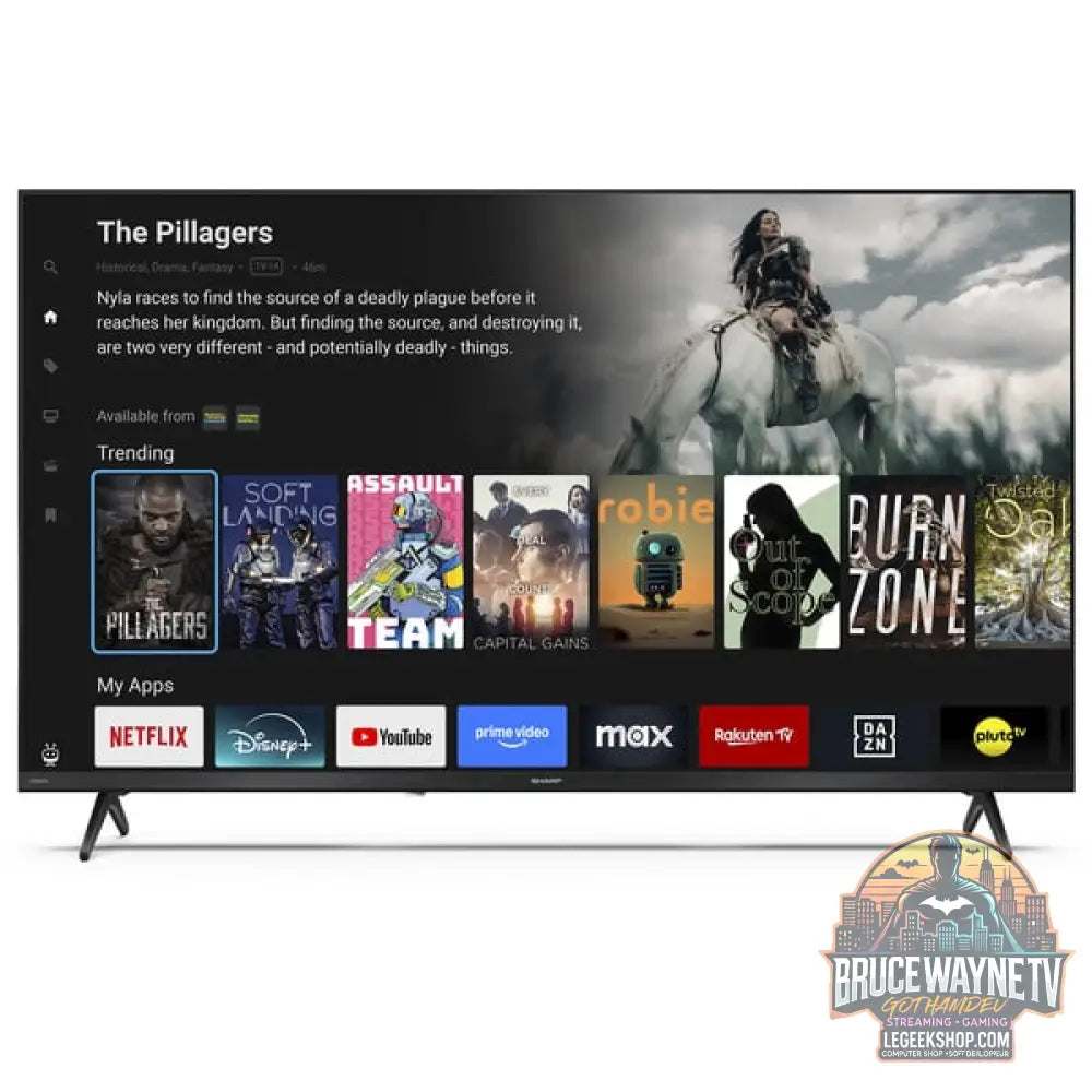 SHARP 40HE3745E, QLED-Fernseher - SHARP - vue 8