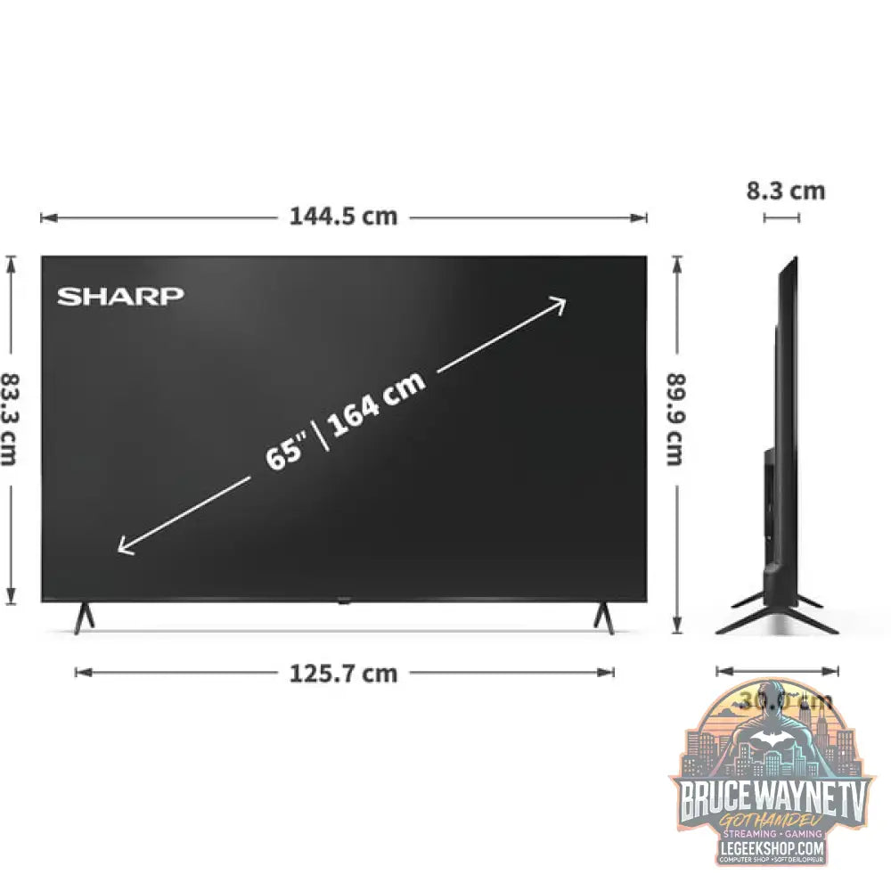 SHARP 65HM5745E, QLED-Fernseher - SHARP - vue 11