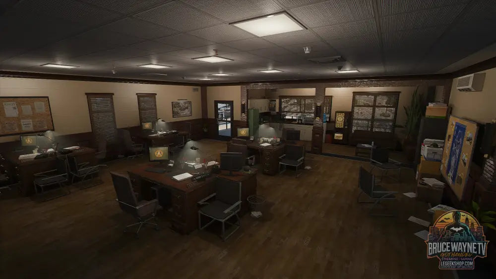 Sheriff Station — FiveM MLO, vue 4, LeGeekShop