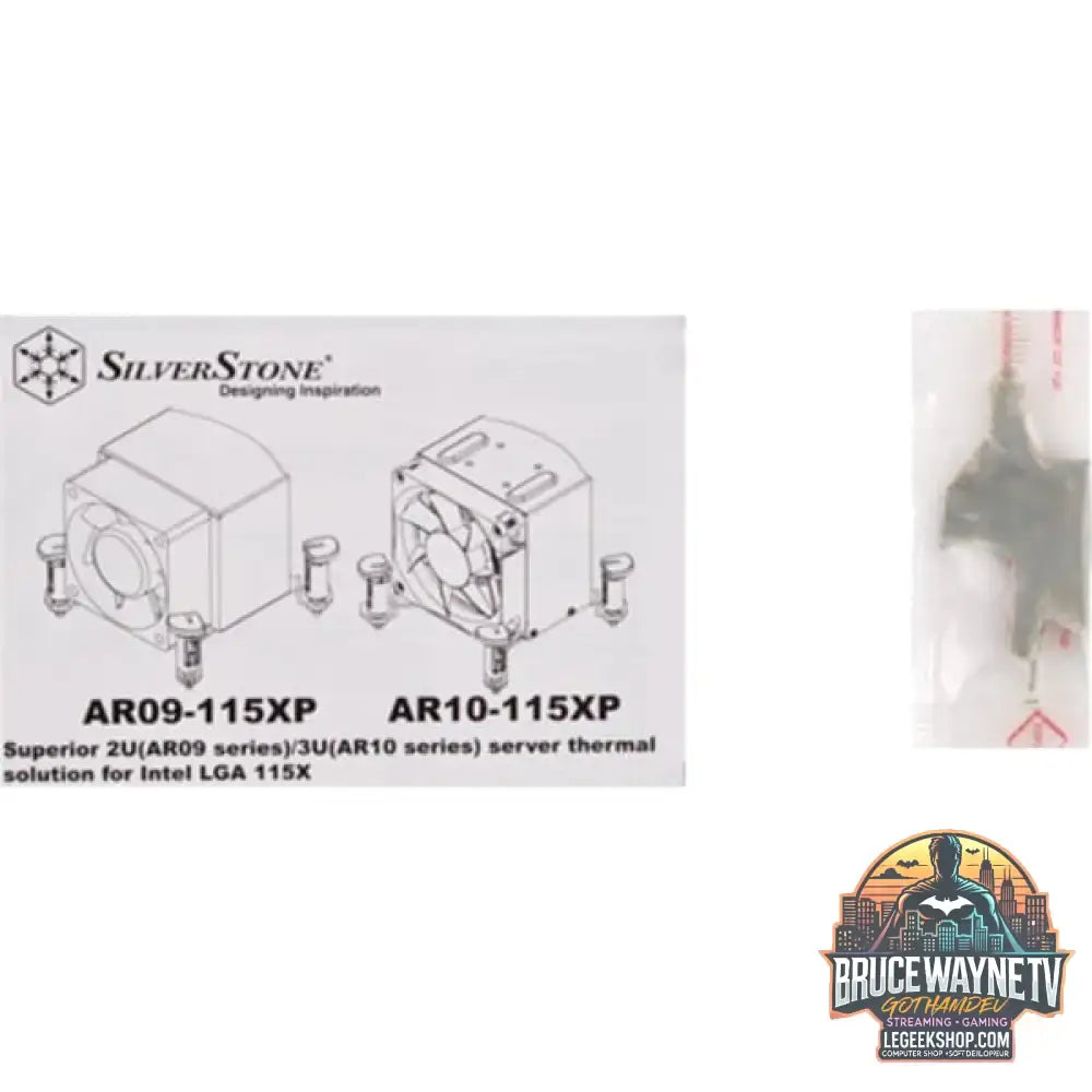 SilverStone SST-AR10-115XP, CPU-Kühler silber/schwarz, 70 mm - SilverStone - vue 11