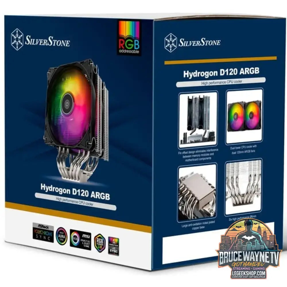 SilverStone SST-HYD120-ARGB-V2, CPU-Kühler 120 mm - SilverStone - vue 14