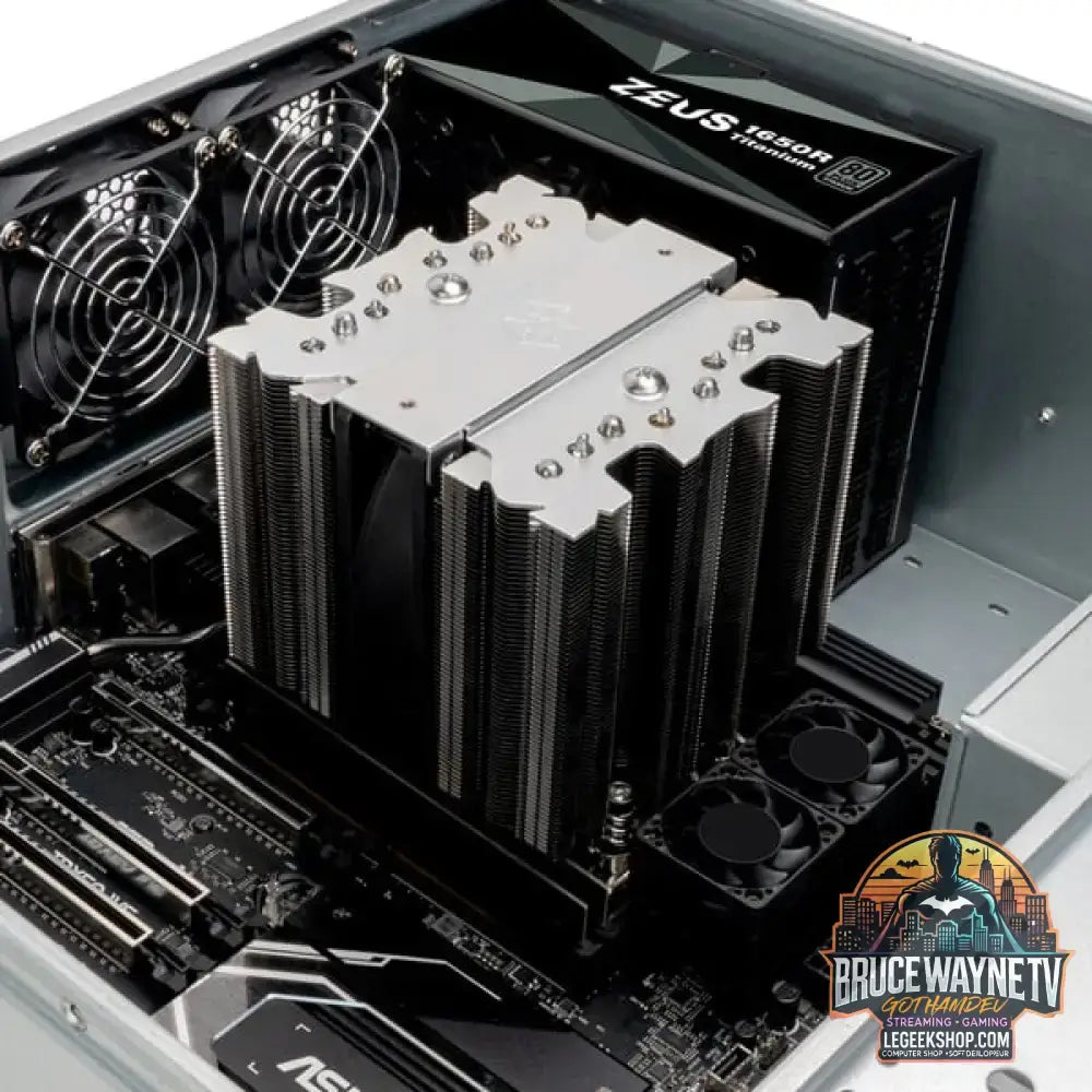 SilverStone XED120S-WS, Luftkühler aluminium, 120 mm - SilverStone - vue 11