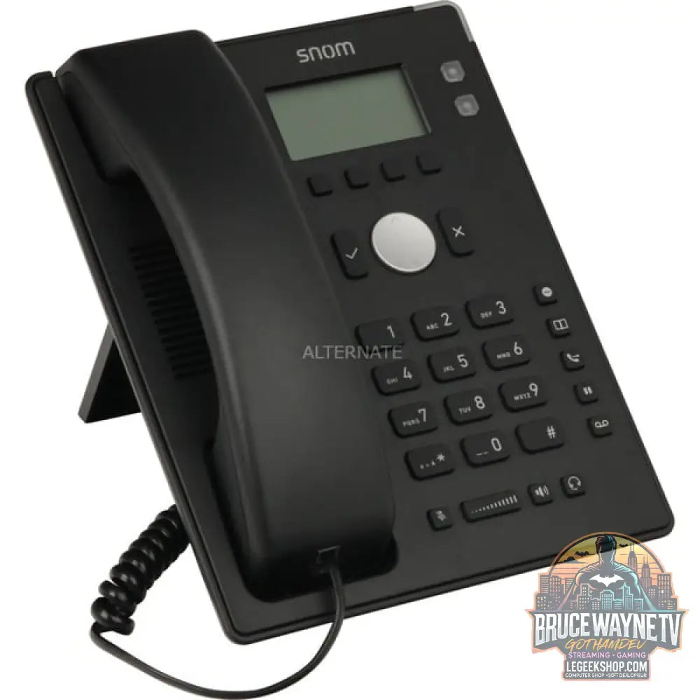 snom D120, VoIP-Telefon noir, PoE - snom