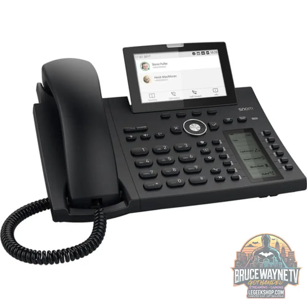 snom D385N, VoIP-Telefon noir - snom