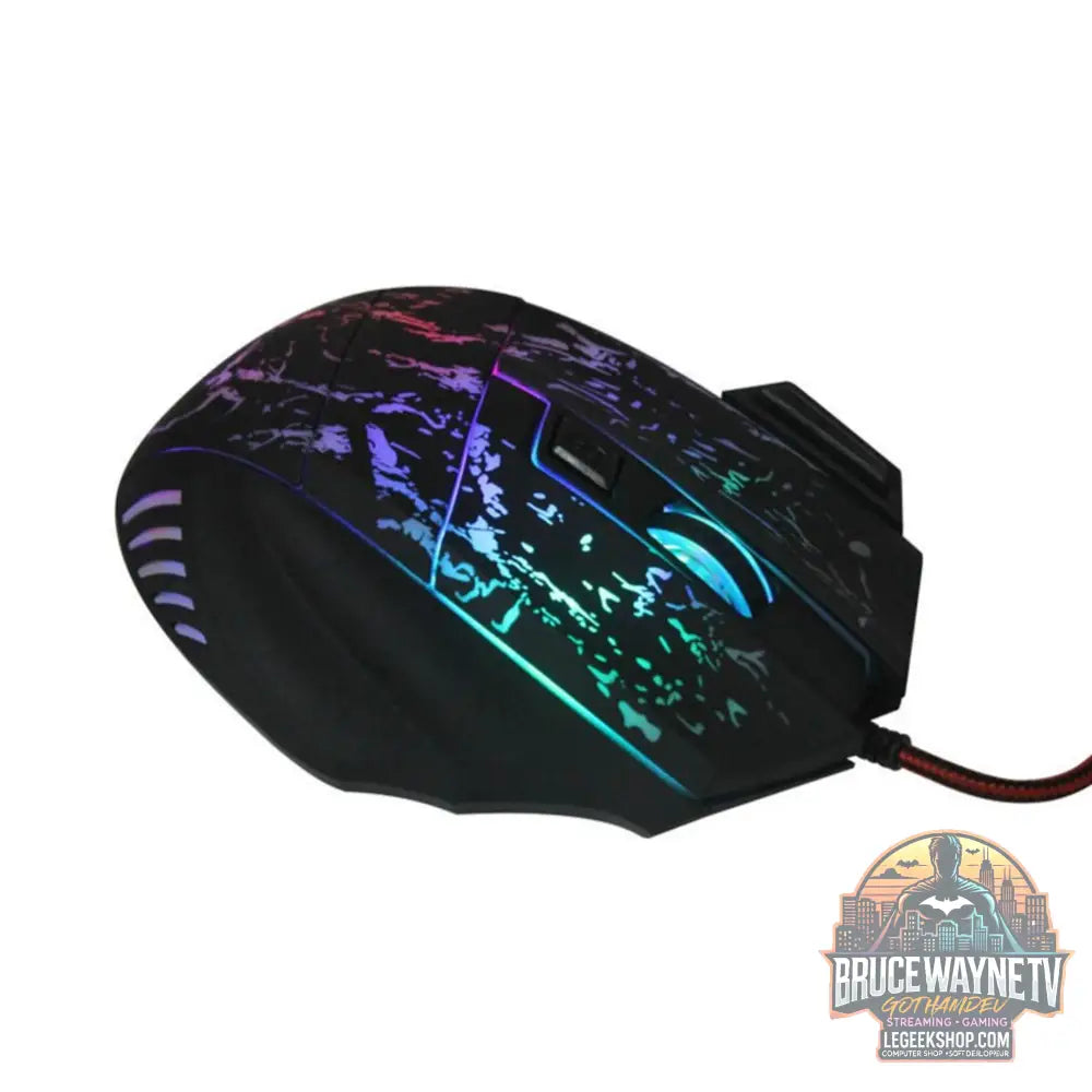 Souris Gaming Filaire Ergonomique LED RGB Pro - filaire - Souris Gaming