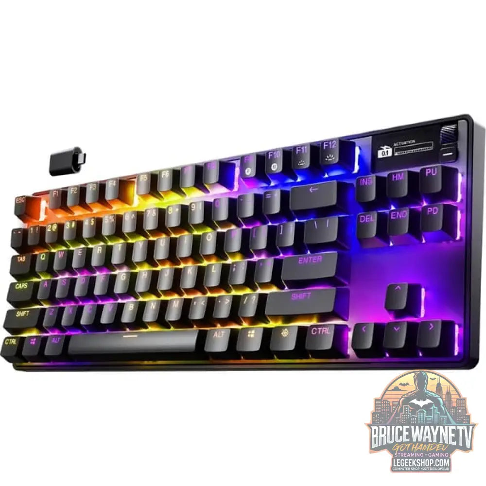 SteelSeries Apex Pro TKL Wireless Gen 3, clavier gaming - vue 4