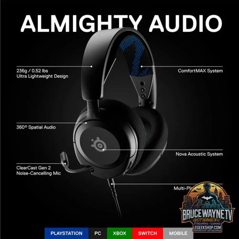 Arctis Nova 1P - SteelSeries - vue 2