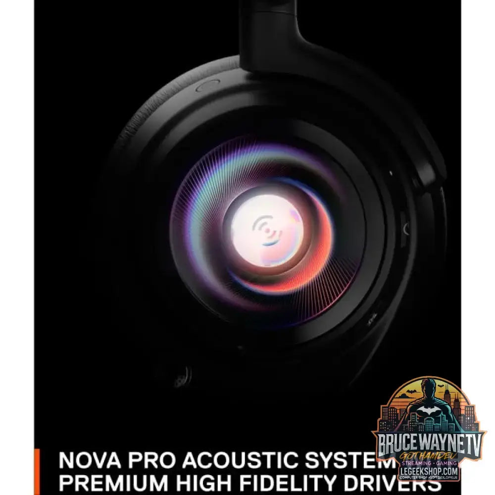 SteelSeries Arctis Nova Pro Wireless X, casque gaming - vue 3