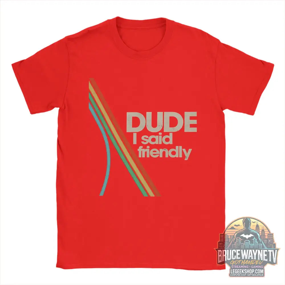 T-Shirt Arc Raiders 100% Coton Y2K Gaming Unisexe Été - Rouge / 5XL - T-Shirt