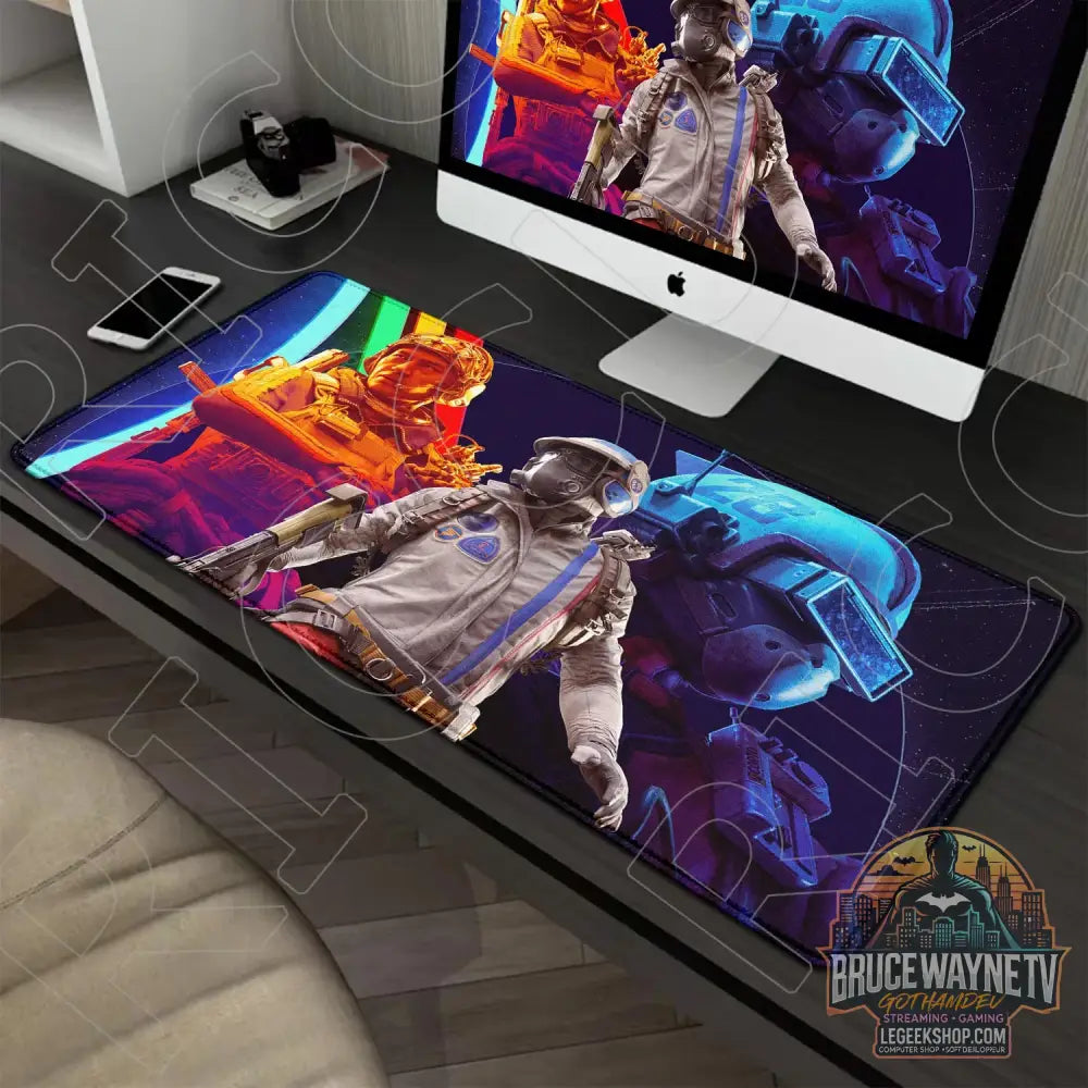 Tapis de Souris Arc Raiders XXL 900x400mm Gaming Antidérapant - R-1 / 1000x500x3mm - Tapis de Souris