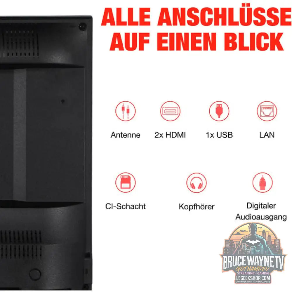 Telefunken XH32TP900S, LED-Fernseher - Telefunken - vue 5