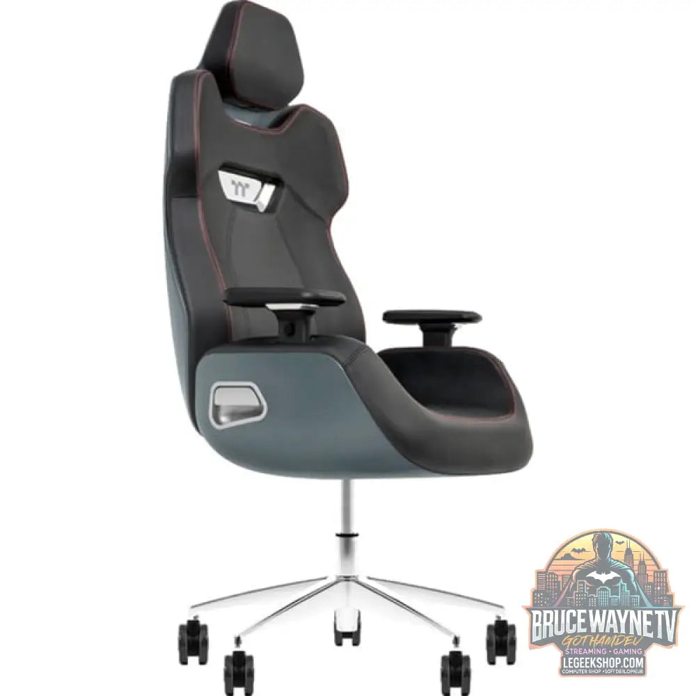Thermaltake chaise gaming ARGENT E700 Space Gray Houndstooth tissu - Thermaltake