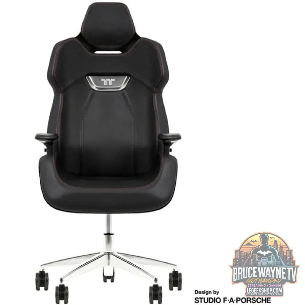 Thermaltake chaise gaming ARGENT E700 Storm Black - Thermaltake - vue 2