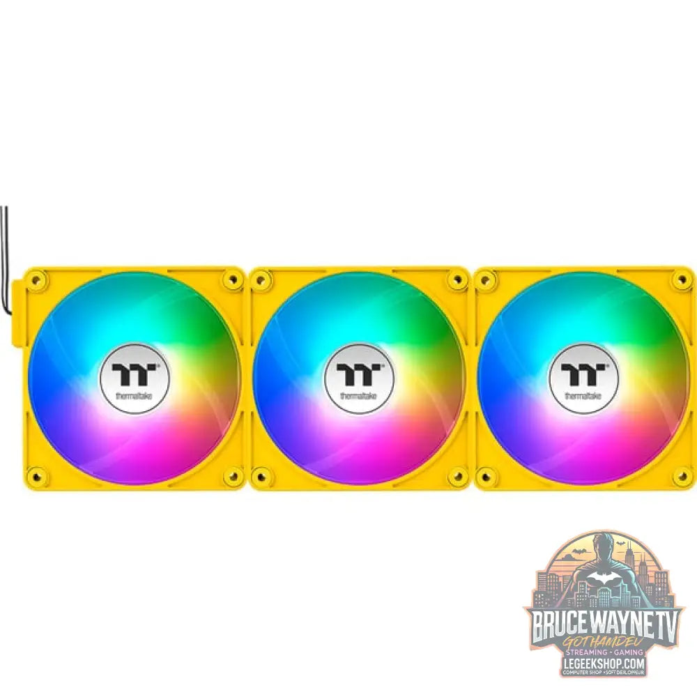 Thermaltake CT120 EX ARGB Sync PC Cooling Fan Bumblebee, Gehäuselüfter - Thermaltake