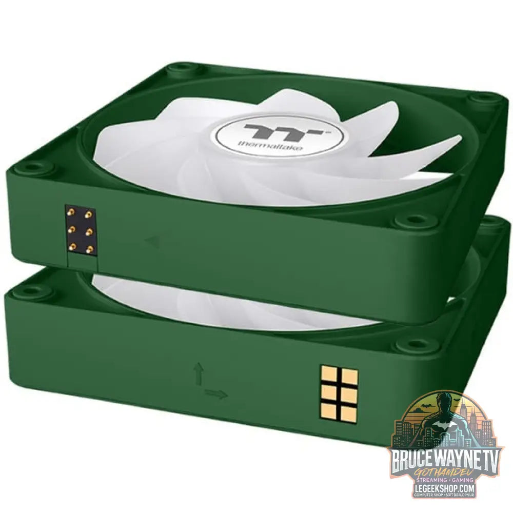 Thermaltake CT140 EX Reverse ARGB Sync PC Cooling Fan Racing Green, Gehäuselüfter - Thermaltake - vue 4
