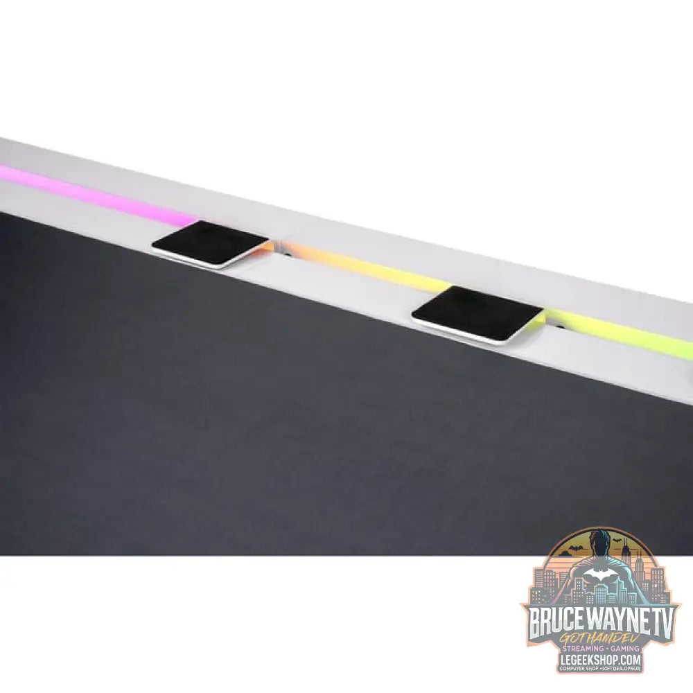 Thermaltake G700 RGB White Gaming Desk, Gaming-Tisch - Thermaltake - vue 8