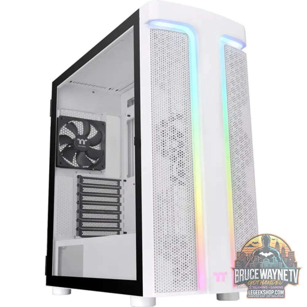 Thermaltake H590 TG ARGB Snow, Tower-Gehäuse - Thermaltake