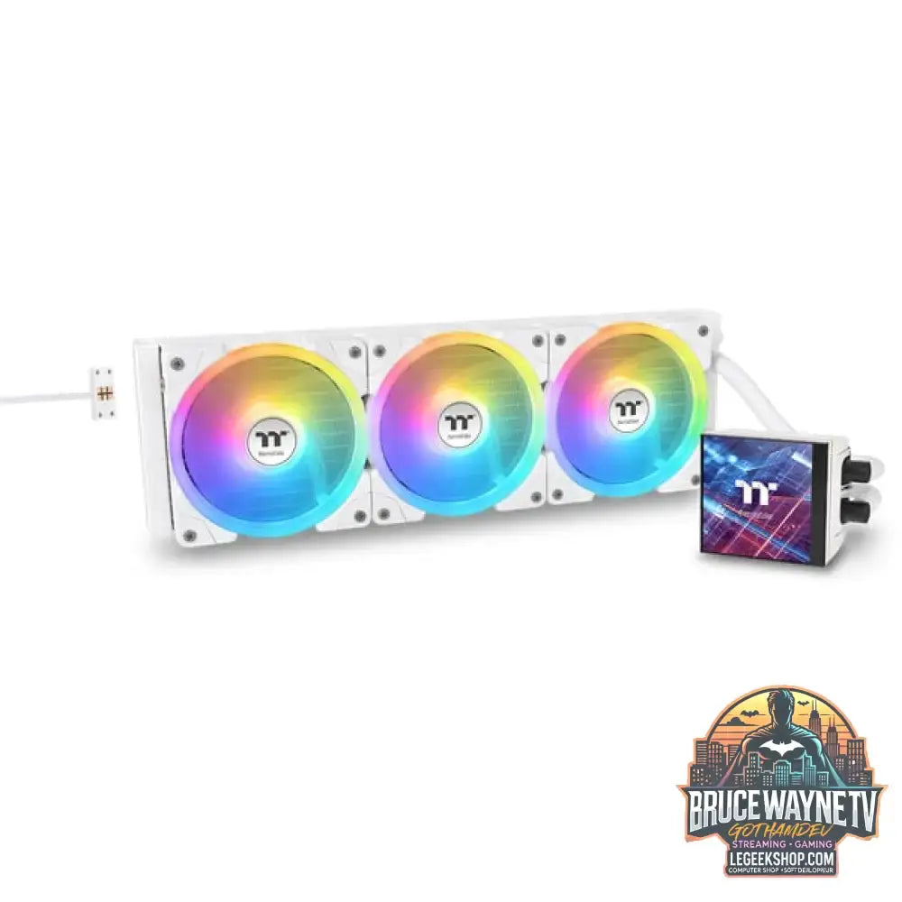 Thermaltake MAGFloe 420 Ultra ARGB Sync AIO Liquid Cooler, Wasserkühlung weiß, Snow Edition - Thermaltake