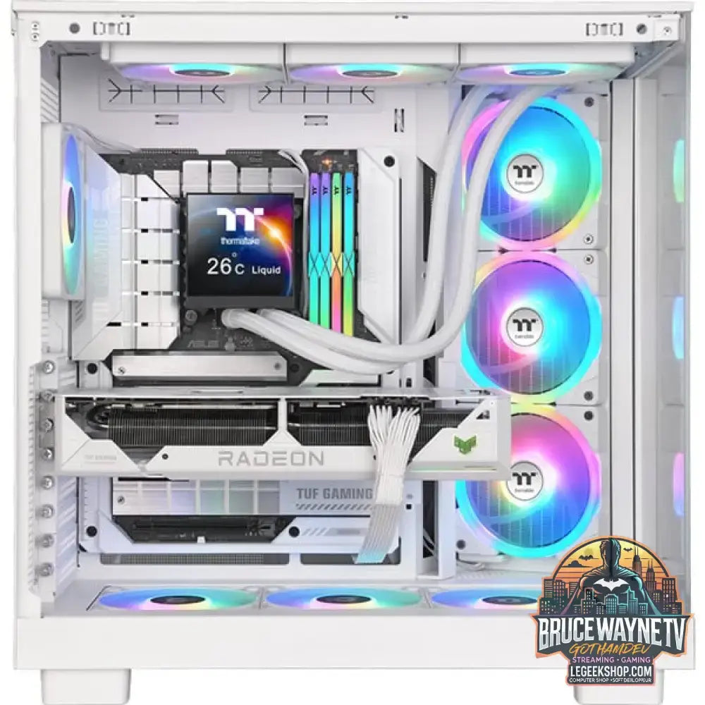 Thermaltake MAGFloe 420 Ultra ARGB Sync AIO Liquid Cooler, Wasserkühlung weiß, Snow Edition - Thermaltake - vue 19